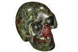 Polished Dragon's Blood Jasper Skull - South Africa #112180-2